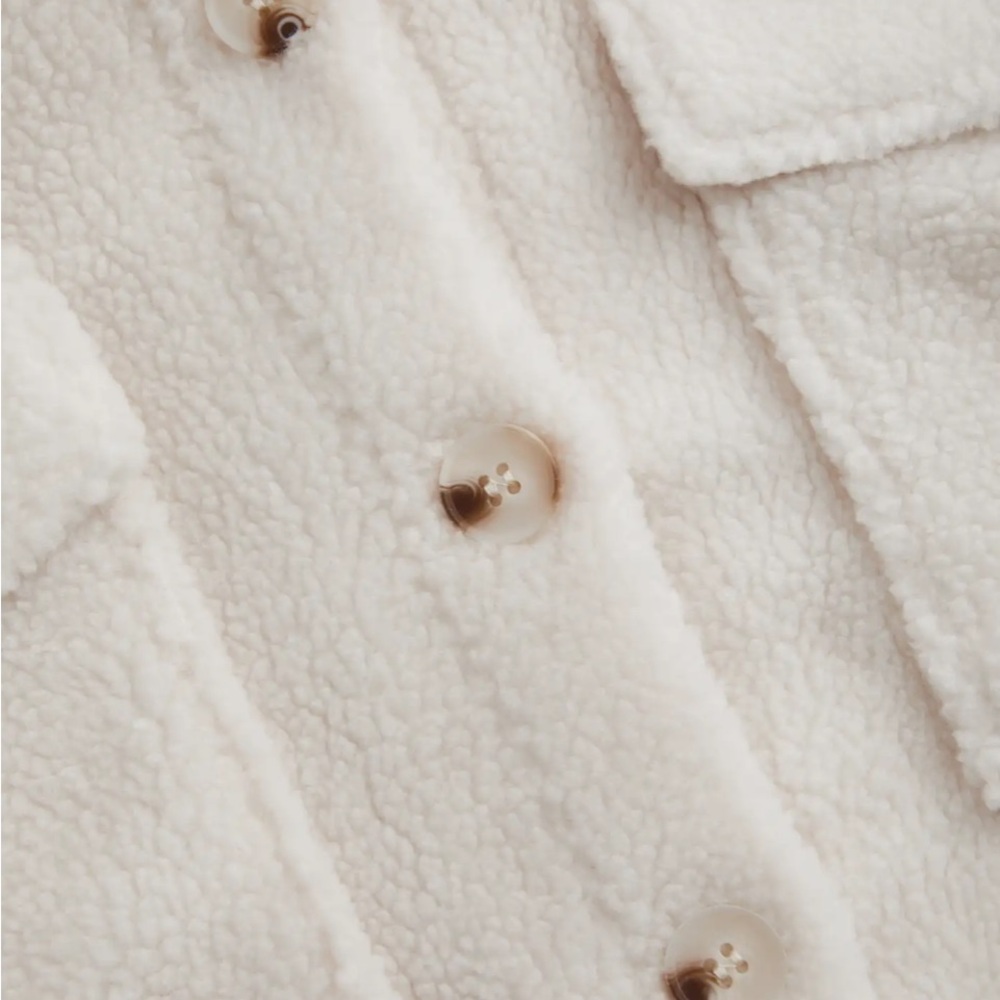 🔥SALE🔥NWT Cider Off-White Teddy Jacket S4 - Picture 5 of 6